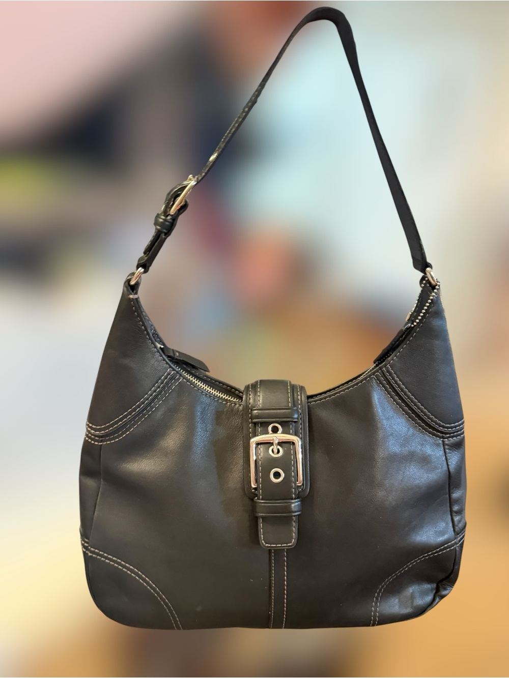 Vintage Coach Hampton Buckle Hobo